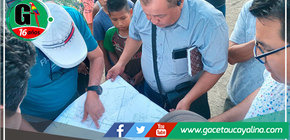 Concejo Regional del Goreu supervisa trabajos de mejoramiento de avenidas y calles en Callería