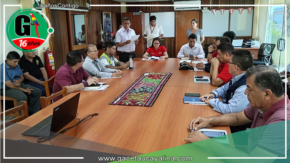 Alcaldesa de Coronel Portillo Preside Reunión del COPROSEC para Reforzar Seguridad Ciudadana