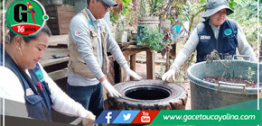 Diresa interviene cientos de hogares en Von Humboldt a fin de controlar el rebrote del dengue