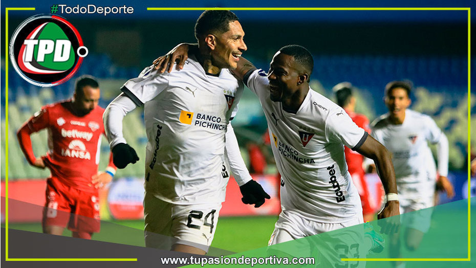 Paolo Guerrero marca en su debut y le da la victoria a Liga de Quito en la Copa Sudamericana