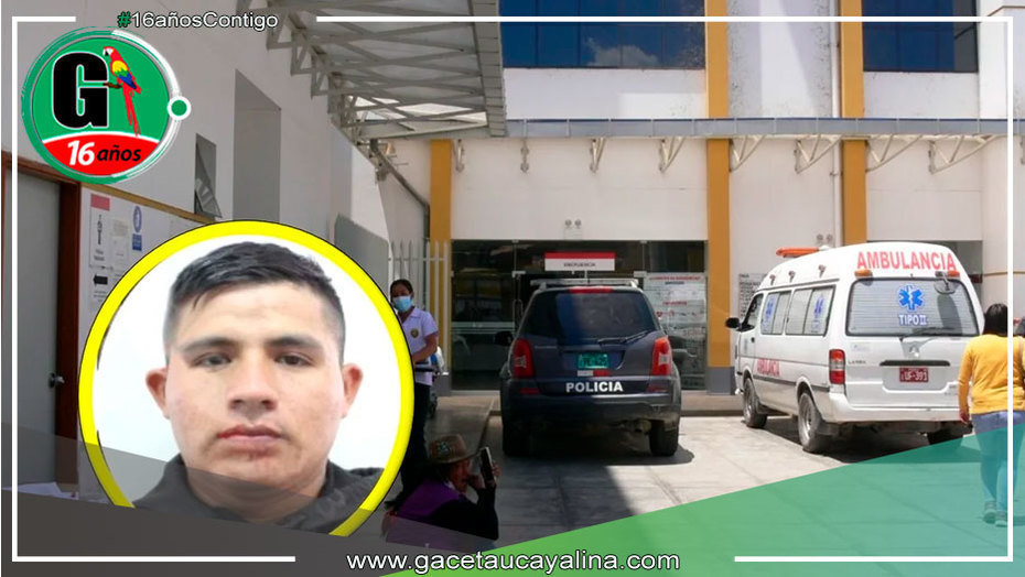 Huánuco: Joven policía lucha por su vida tras recibir un disparo