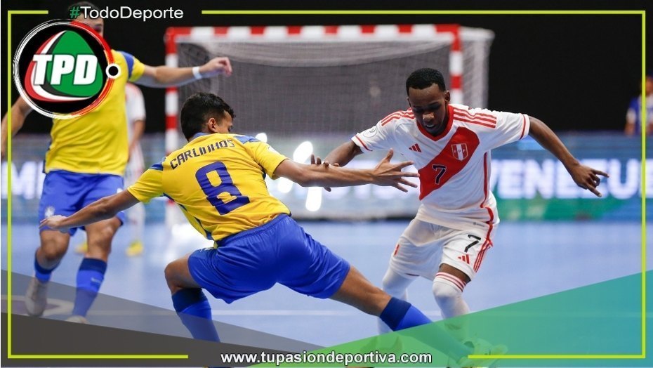 Brasil goleó 15 a 0 a Perú por el Sudamericamo Sub-20 de Futsal.