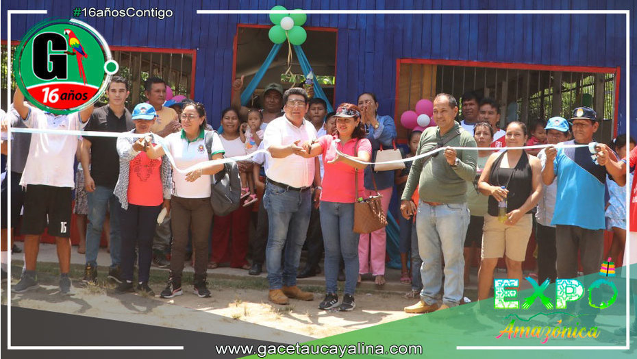MPCP y GOREU realizaron entrega de la nueva infraestructura de local comunal en el caserío Isla Libertad