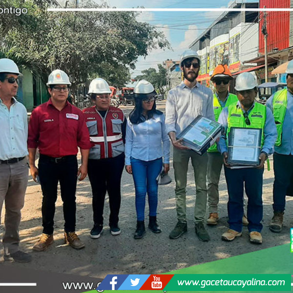 MPCP realizó entrega de expediente técnico para la reparación de calzadas en las principales vias de Pucallpa