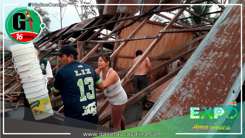 Desastre en Puerto Inca: Más de 70 Viviendas Colapsan por Fuertes Vientos y Lluvias