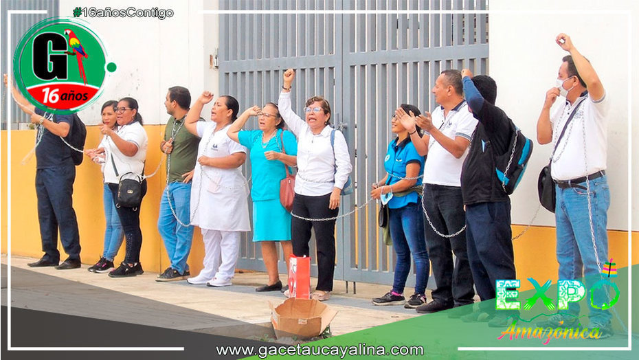 Personal del hospital Iquitos se encadenó