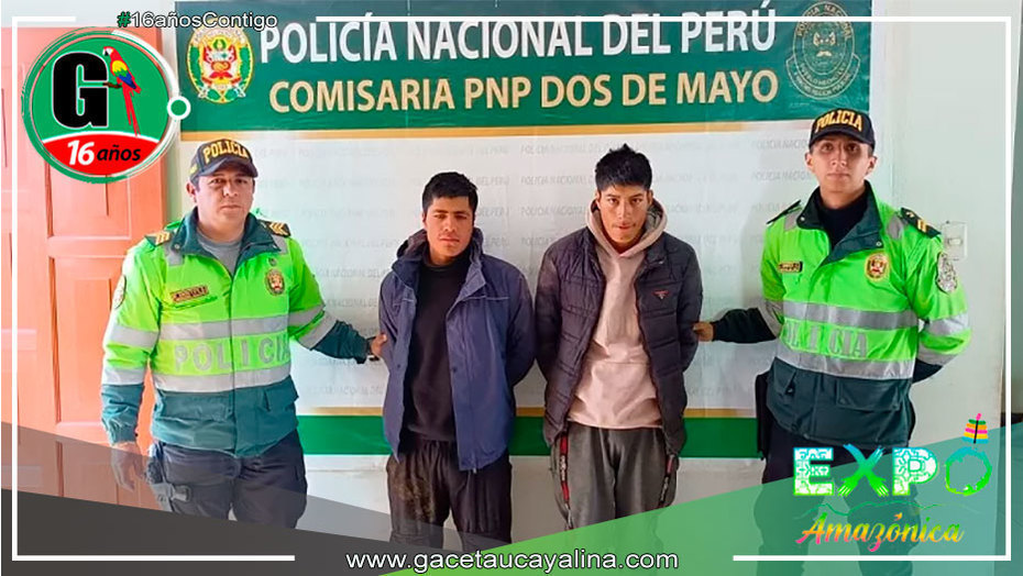 Huánuco: Primos son detenidos sindicados de violar a una enfermera