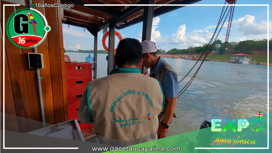 MDY realiza operativo de supervisión de emisión de residuos a balsas flotantes