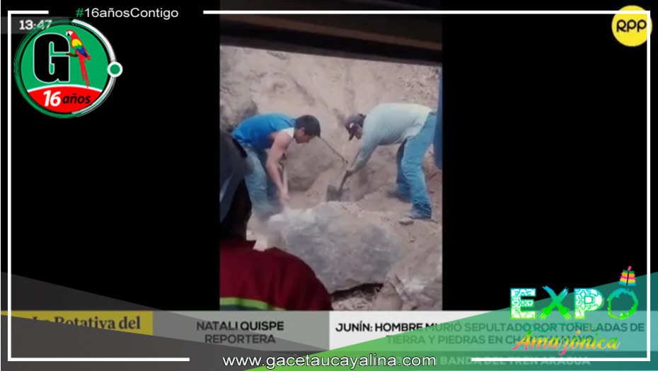 Hombre de 52 años falleció después de quedar atrapado bajo una gran cantidad de tierra y rocas
