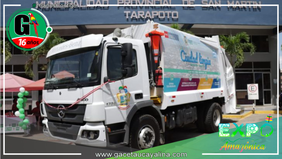 Las recién llegadas compactadoras de la MPSM transitan sin placas ni seguro SOAT.