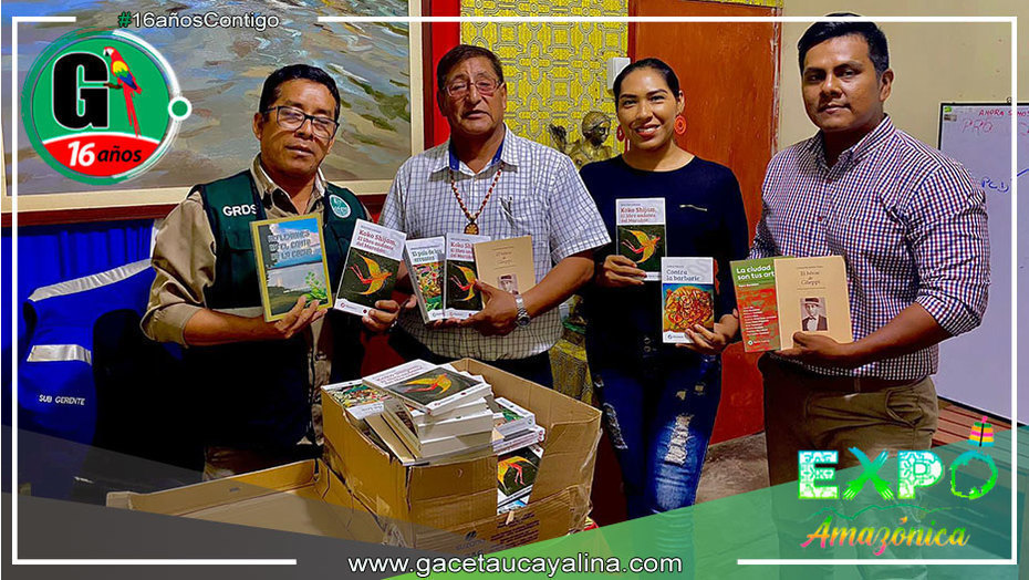 Gobierno Regional de Loreto Dona Libros para Fomentar la Lectura en la Provincia de Ucayali