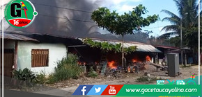 Incendio en Santa Lucía provoca enormes daños materiales en las casas debido a su magnitud