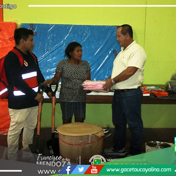 Municipalidad de Atalaya Brinda Ayuda Humanitaria a Damnificada por Incendio en San Pedro de Lagarto