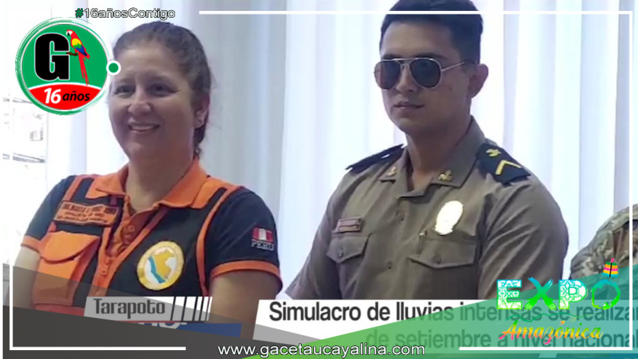 Alcalde Morales anunció que se llevará a cabo a nivel nacional simulacro de lluvias intensas