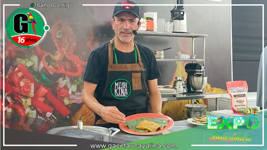 Gastronomía Amazónica en la Expo Amazónica 2023: Chef Edgardo Rojas presenta el "Juane de Yuca"