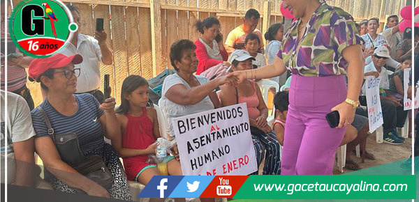 Alcaldesa de Yarinacocha participó de inicio oficial de Campaña de Empadronamiento masivo focalizado 2023