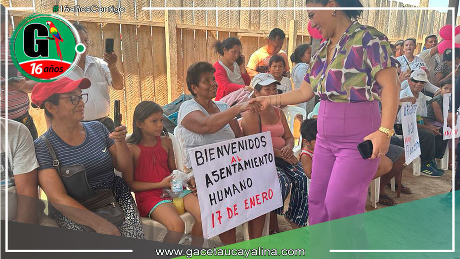 Alcaldesa de Yarinacocha participó de inicio oficial de Campaña de Empadronamiento masivo focalizado 2023