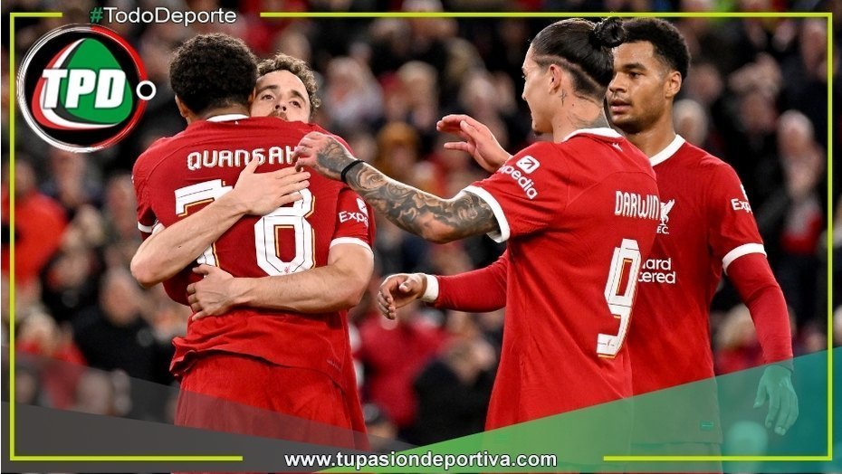 Liverpool clasifica a los octavos de final de la Carabao Cup tras vencer al Leicester