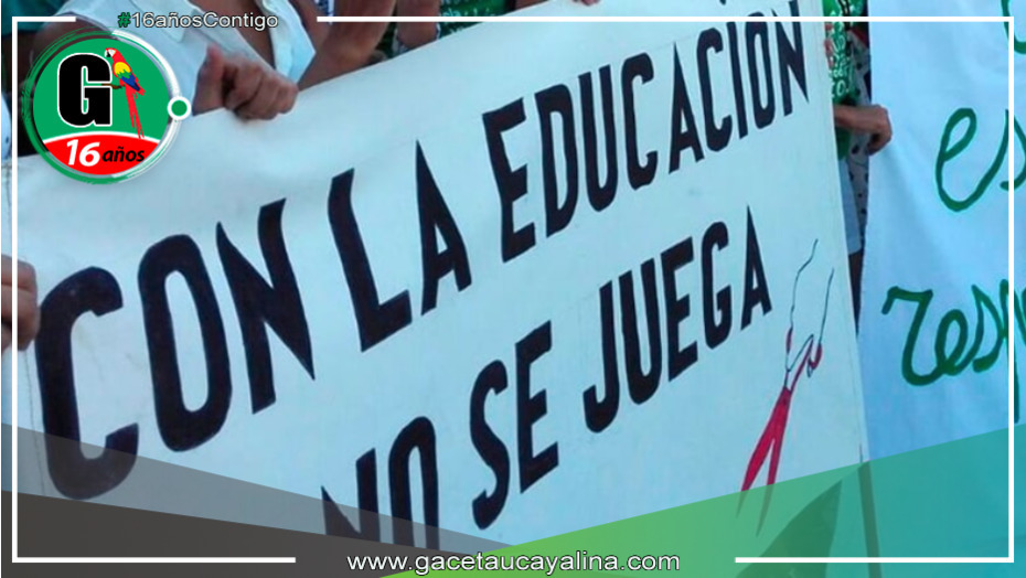 Moyobamba: Docentes universitarios realizan huelga nacional indefinida