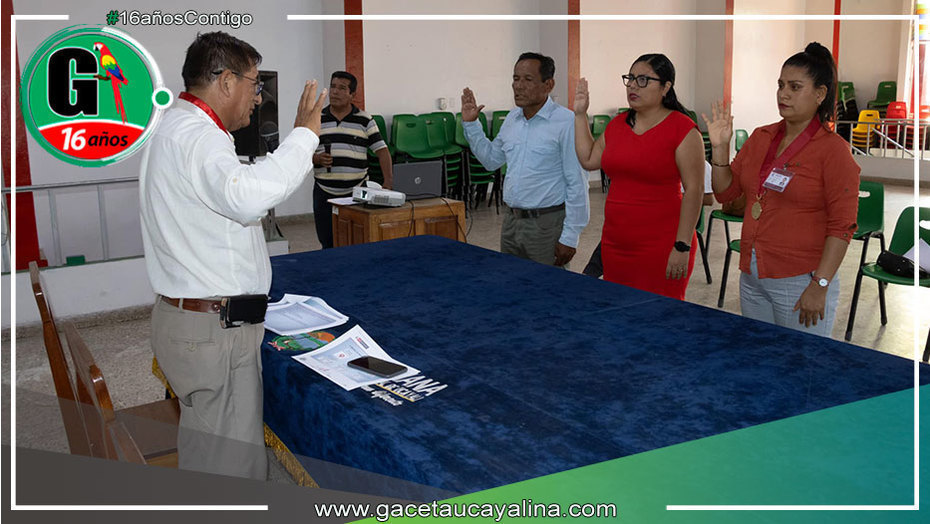 Alcalde de la Provincia de Ucayali Juramenta Nuevos Miembros del COPROSEC