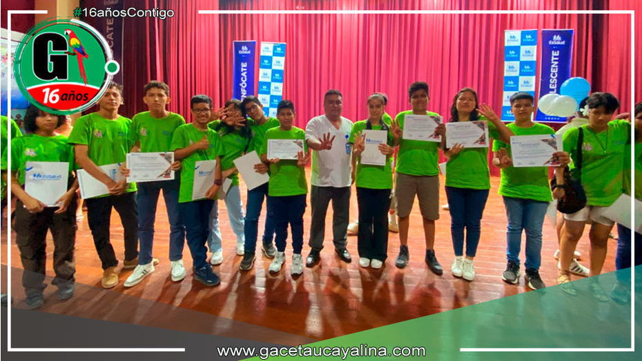 EsSalud Ucayali reconoció a 90 jóvenes líderes que son parte del programa ‘Enfócate adolescente’