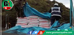 Operación en Junín descubre y confisca más de 300 sacos de sustancias químicas para la fabricación de drogas