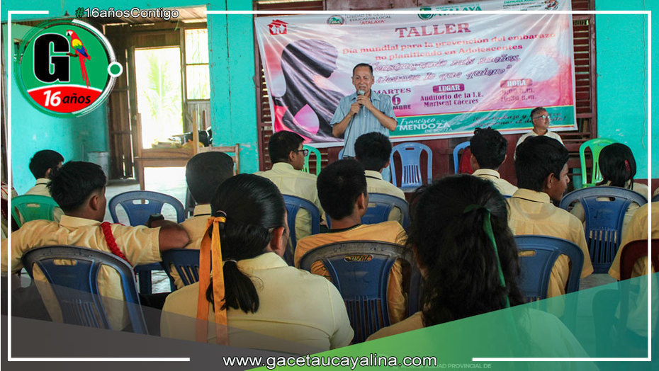 Taller en Institución Educativa de Atalaya Promueve Prevención del Embarazo en Adolescentes