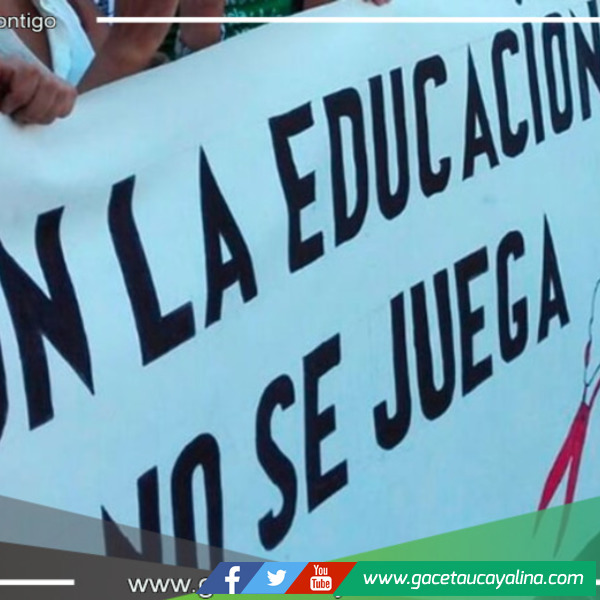 Moyobamba: Docentes universitarios realizan huelga nacional indefinida