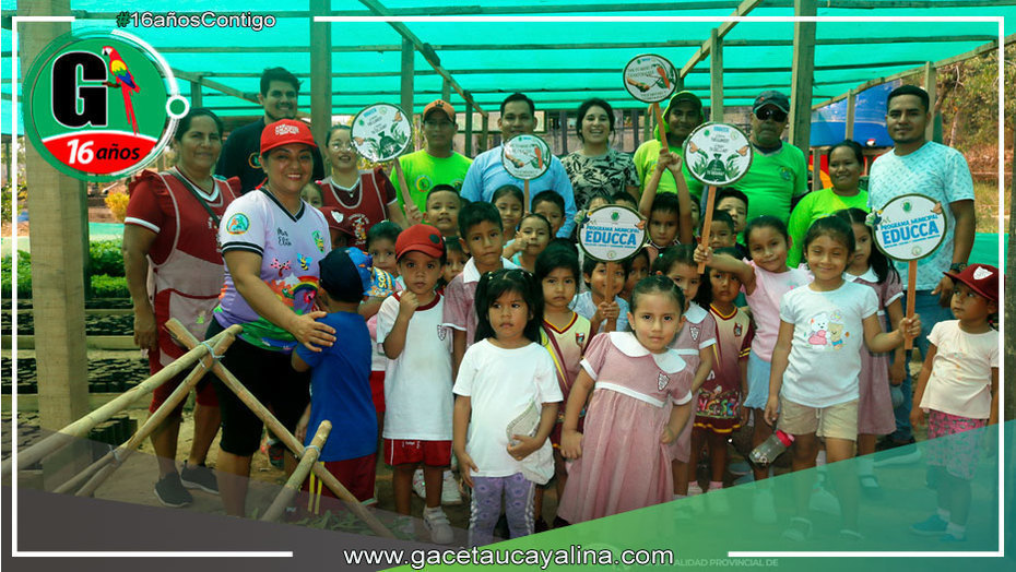 Municipio de Atalaya impulsa educación ambiental: Niños visitan vivero forestal y aprenden sobre la importancia de los árboles