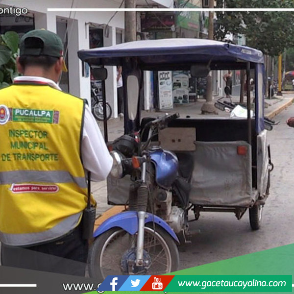 Continúan trabajos de control, fiscalización e itervención en el centro de la ciudad de Pucallpa