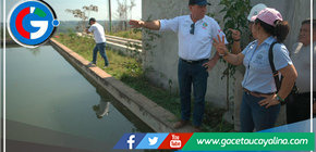 Comitiva del GORE-Ucayali inspeccionó estado de obras de agua y desagüe en Irazola  
