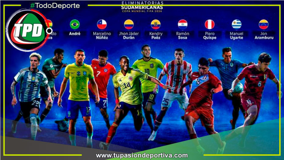 Piero Quispe y las jóvenes Estrellas de Eliminatorias 2026 por la Conmebol