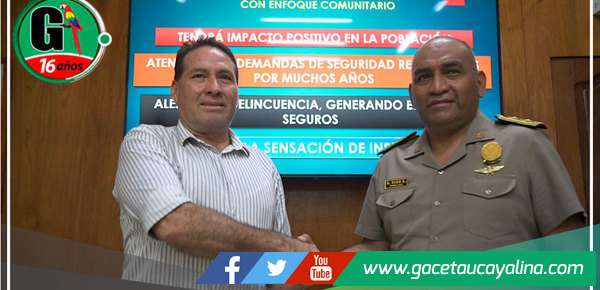 GOREU instalará cinco minicomisarías en puntos estratégicos de Pucallpa