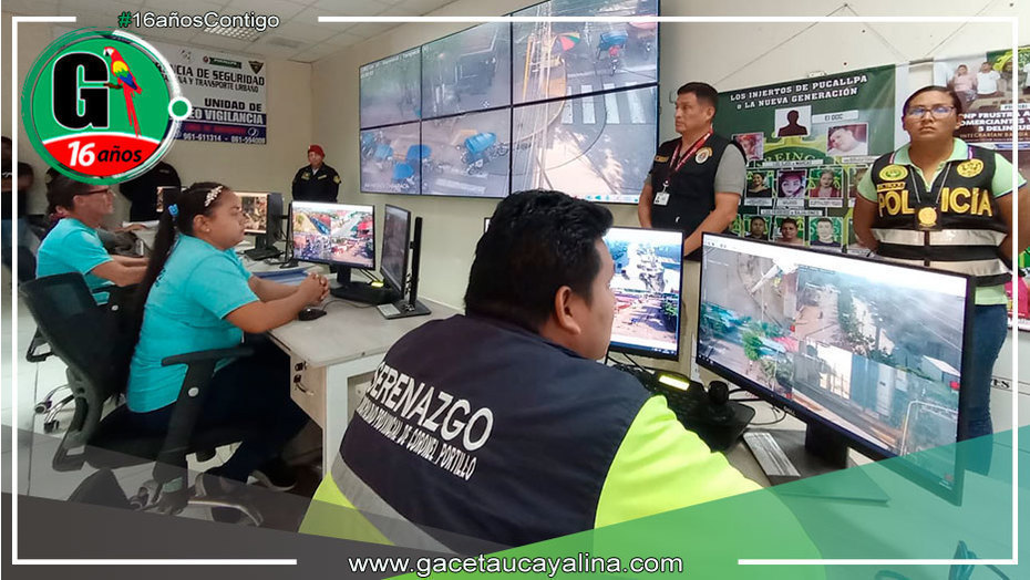 Personal de cámaras de video vigilancia reciben capacitación de reconocimiento a bandas criminales, reglaje, marcaje por la Divincri