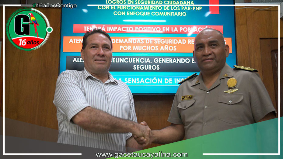GOREU instalará cinco minicomisarías en puntos estratégicos de Pucallpa
