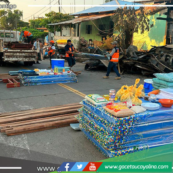 MPCP brinda apoyo humanitario a familias afectadas por incendio en Jr. Eduardo del Águila