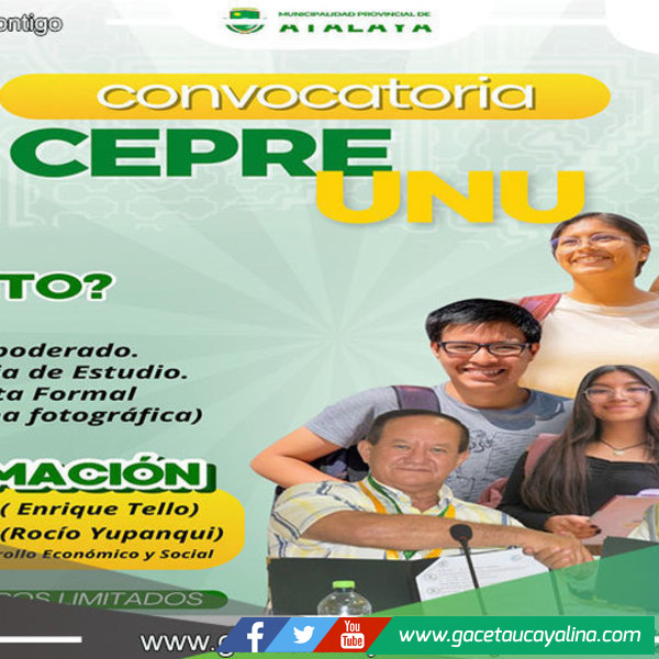 Ingreso Directo a la Universidad: Oportunidad única para jóvenes atalayinos gracias a innovadora alianza