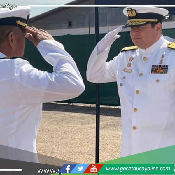Contralmirante Giancarlo PINTO Vindrola lidera la Cuarta Zona Naval en ceremonia de relevancia institucional
