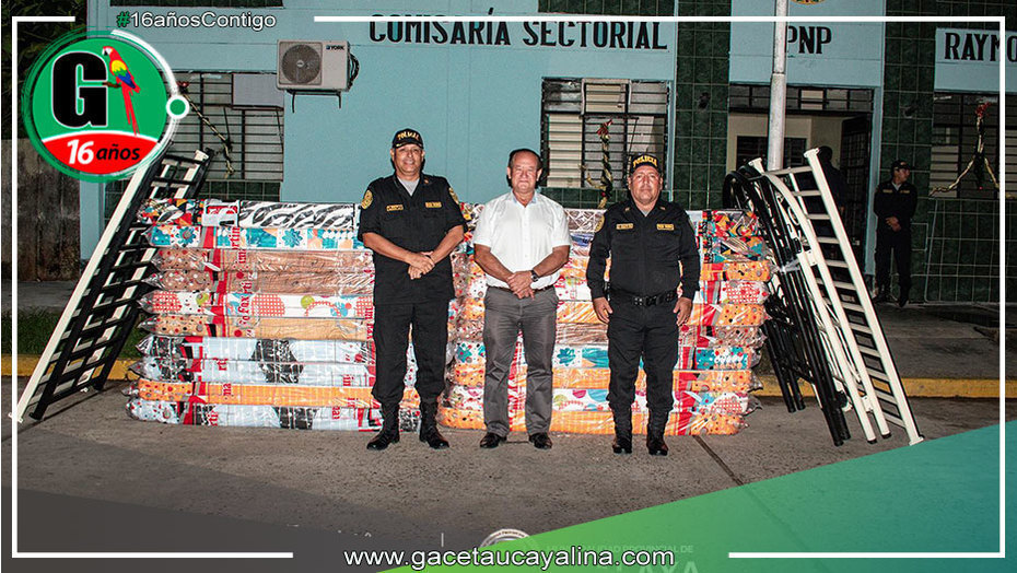 Entrega Significativa en Atalaya: Colchones y Camarotes para la Comisaría impulsan labor eficiente de las fuerzas policiales