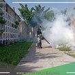Fumigación coordinada de la Municipalidad Provincial y DIRESA para combatir al Aedes aegypti
