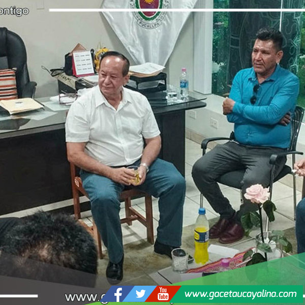 Alcalde de Atalaya, Francisco de Asís Mendoza de Souza, se suma a reunión crucial para la solución de problemáticas en AA.HH.