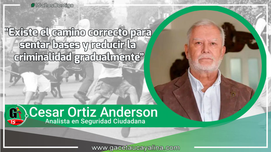 Existe el camino correcto para sentar bases y reducir la criminalidad gradualmente