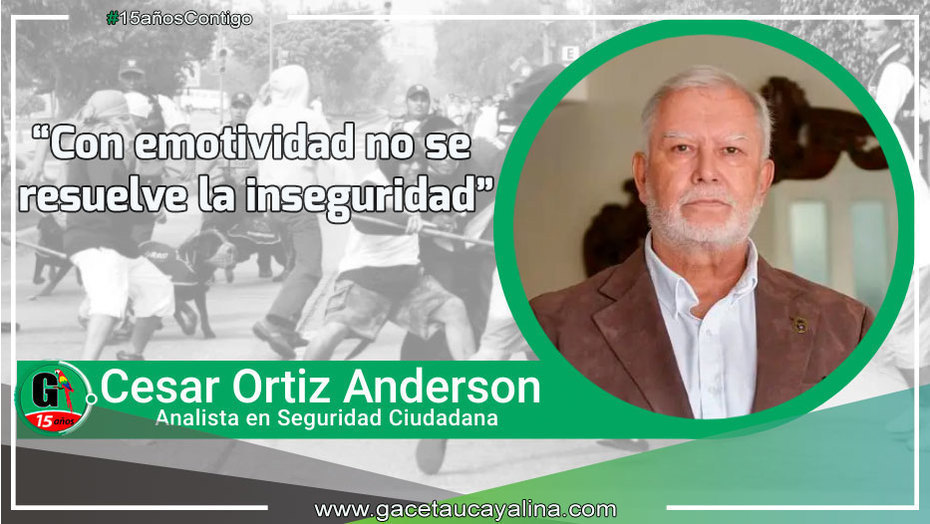 Con emotividad no se resuelve la inseguridad