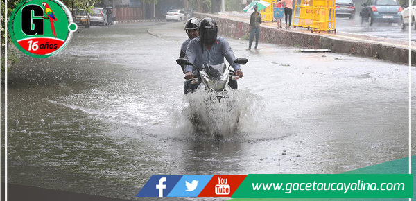 El Senamhi advierte sobre lluvias de moderada a fuerte intensidad en 13 regiones del país