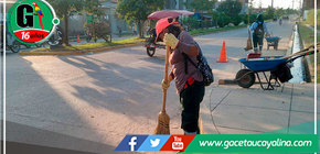 Trabajadores municipales liderados por el alcalde Roger Galán Torres transforman la estética de Manantay con operativo de desarenado