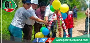 Obras de conectividad y desarrollo en Sepahua se inician con la colocación de la "Primera Piedra"