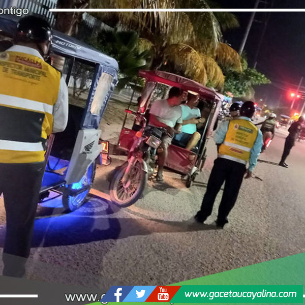Operativo conjunto con la PNP para prevenir ilícitos y garantizar la seguridad en el tránsito en la ciudad de Pucallpa