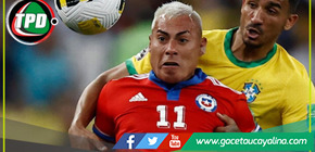 Brasil venció 2-1 a Chile y lo deja en lo último de la tabla con Perú