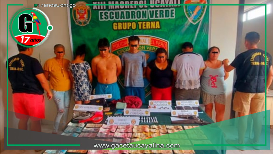 Policía desmantela banda criminal en Callería, Ucayali