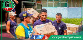 Se entregan 6 toneladas de ayuda a comunidades afectadas por incendios fortales